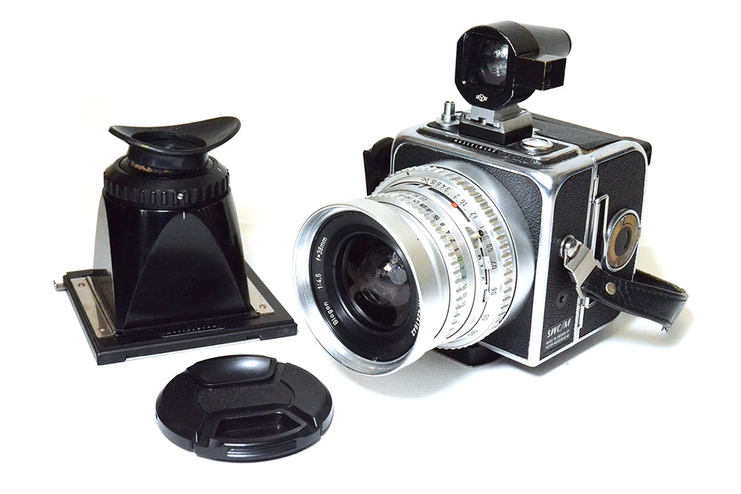 Fotocamera analogica Hasselblad SWC/M con accessorio