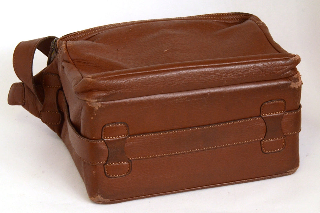 Walter Ferro Borsa Corredo per Leica in Pelle Brown/Marron. Con Scomparti