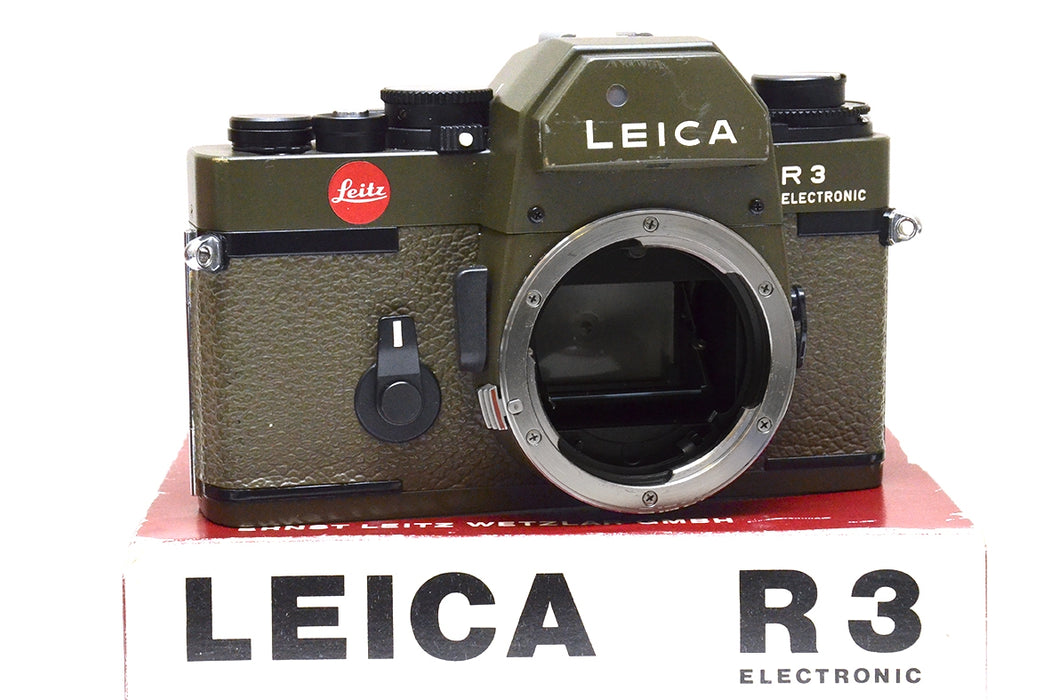 Fotocamera Leica R3 eletronic 10033 Oliva / Safari n.144370