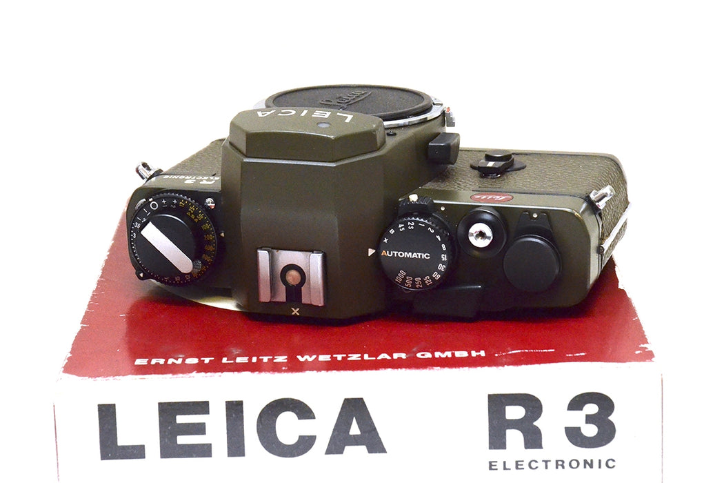 Fotocamera Leica R3 eletronic 10033 Oliva / Safari n.144370