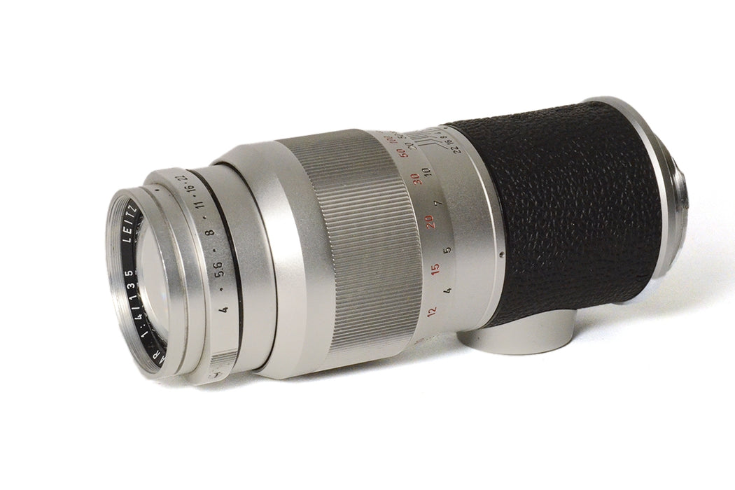 Obiettivo Leica Elmar-M 135mm f4 n.1907943 con campana