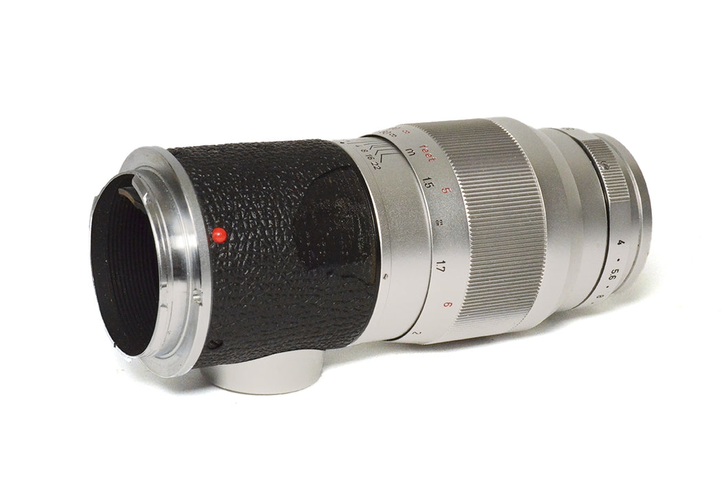 Obiettivo Leica Elmar-M 135mm f4 n.1907943 con campana