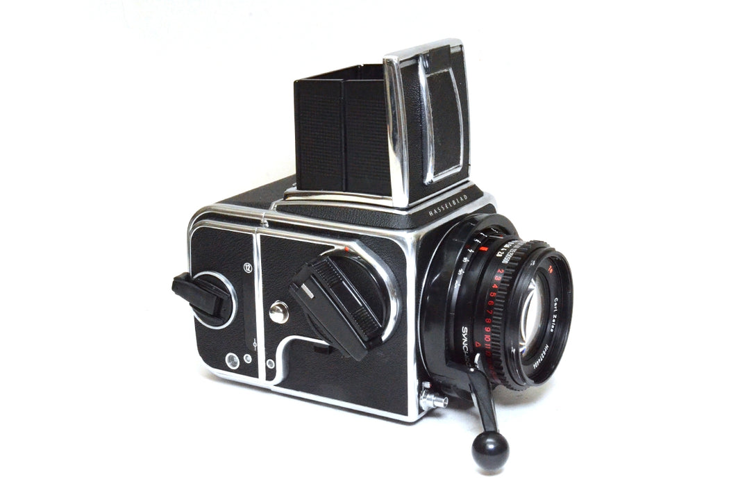 Fotocamera Hasselblad 500 C/M Silver Bella con 80mm F2.8