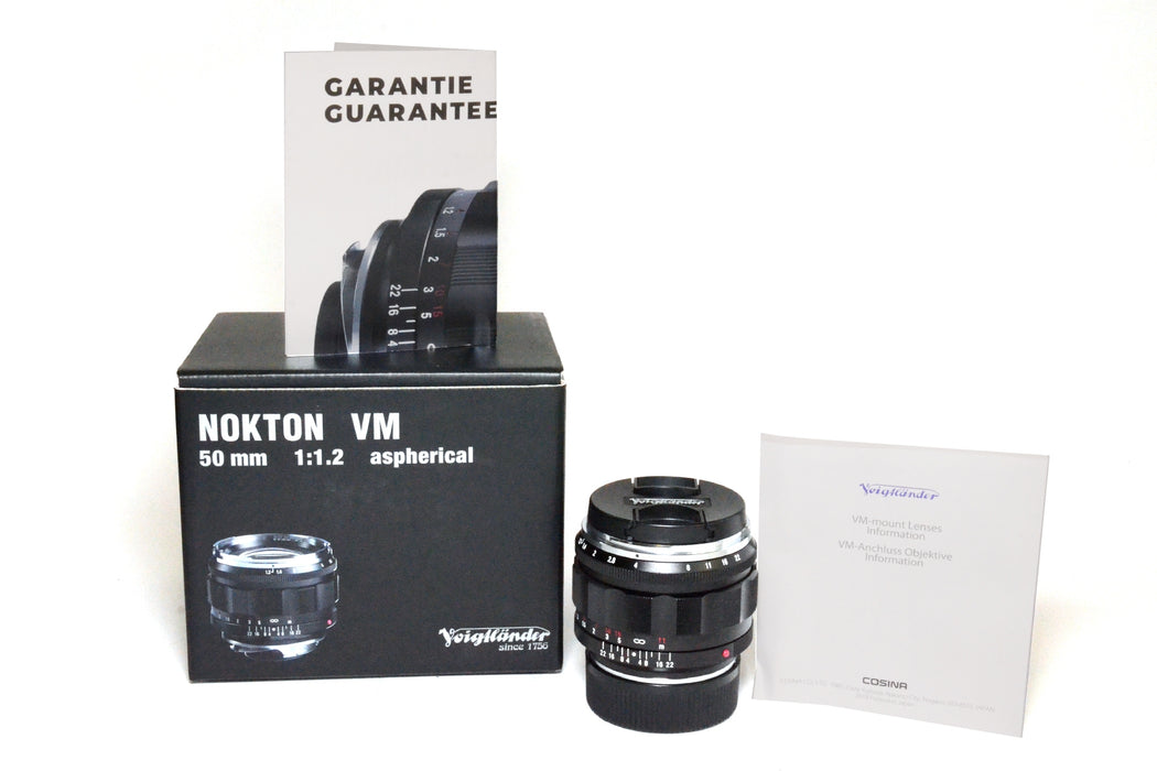 Obiettivo manuale Voigtlander Nokton VM 50mm F1.2 ASPH Come Nuovo