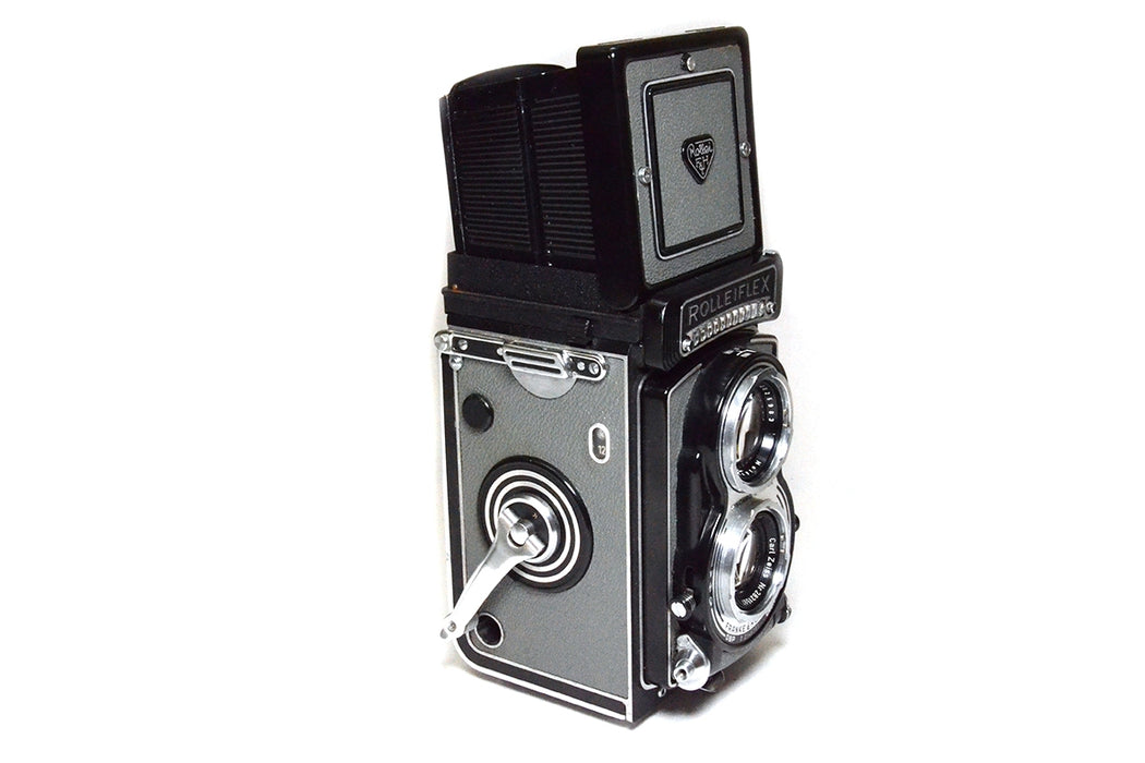 Fotocamera analogica Rolleiflex T Grey con Tessar 3.5 Bella