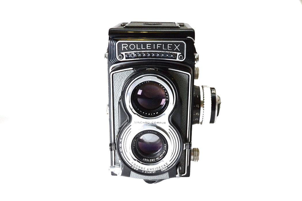 Fotocamera analogica Rolleiflex T Grey con Tessar 3.5 Bella