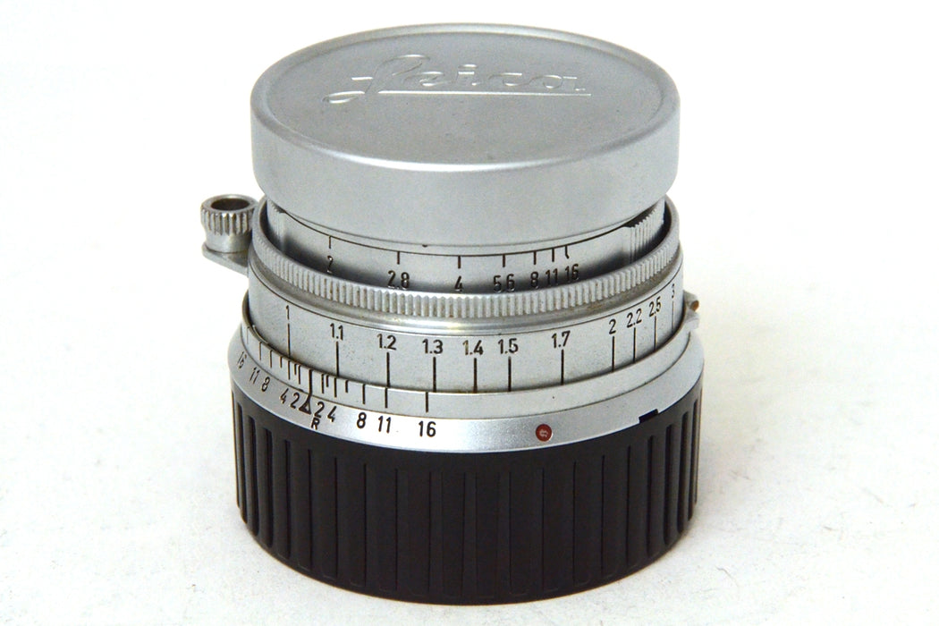 Leica Summicron 5cm F2 Colassabile M Mount con Tappi Originale