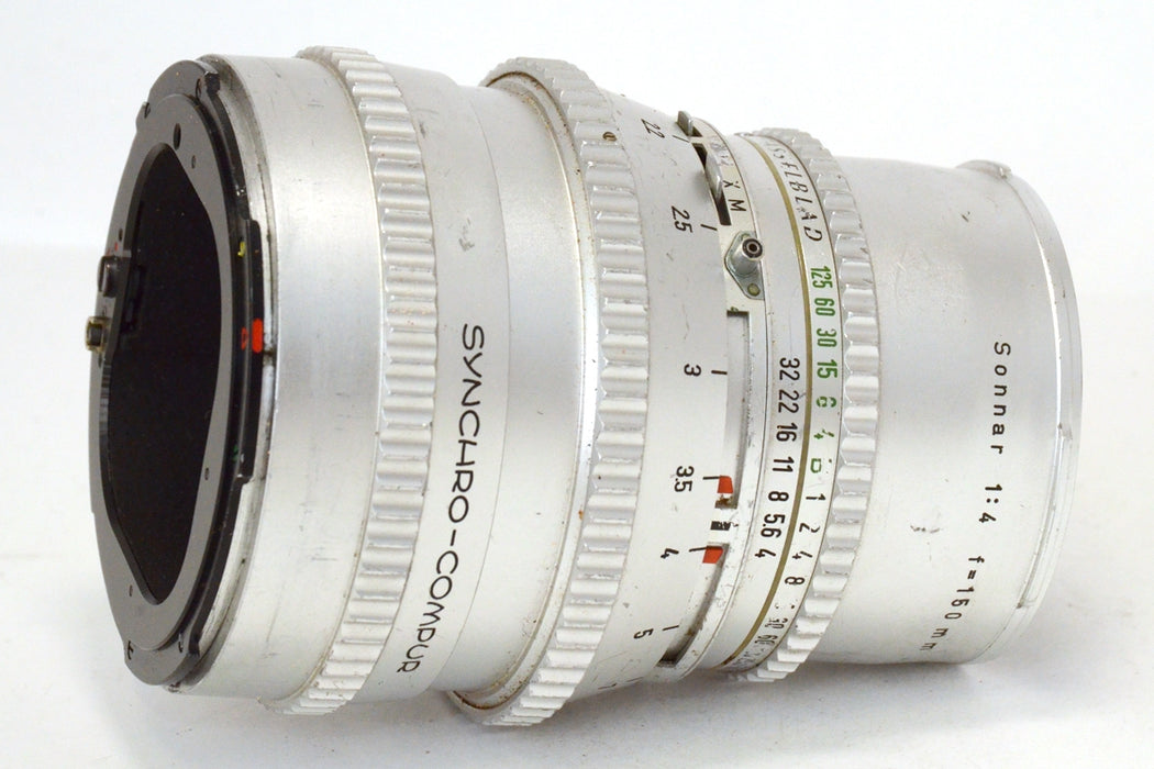 Hasselblad Zeiss Sonnar C 150mm F4 Cromo con Tappi