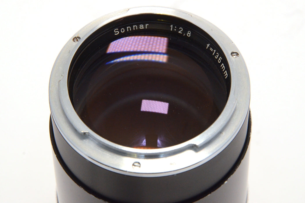 Zeiss Sonnar 135mm f2.8 per Contarex + Filtro Proxar F = 0.5 M B 56