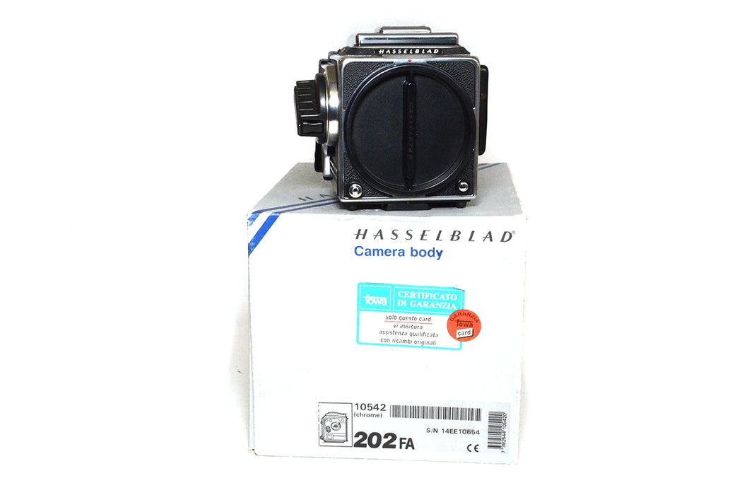 Fotocamera analogica Hasselblad 202FA 10542 chrome