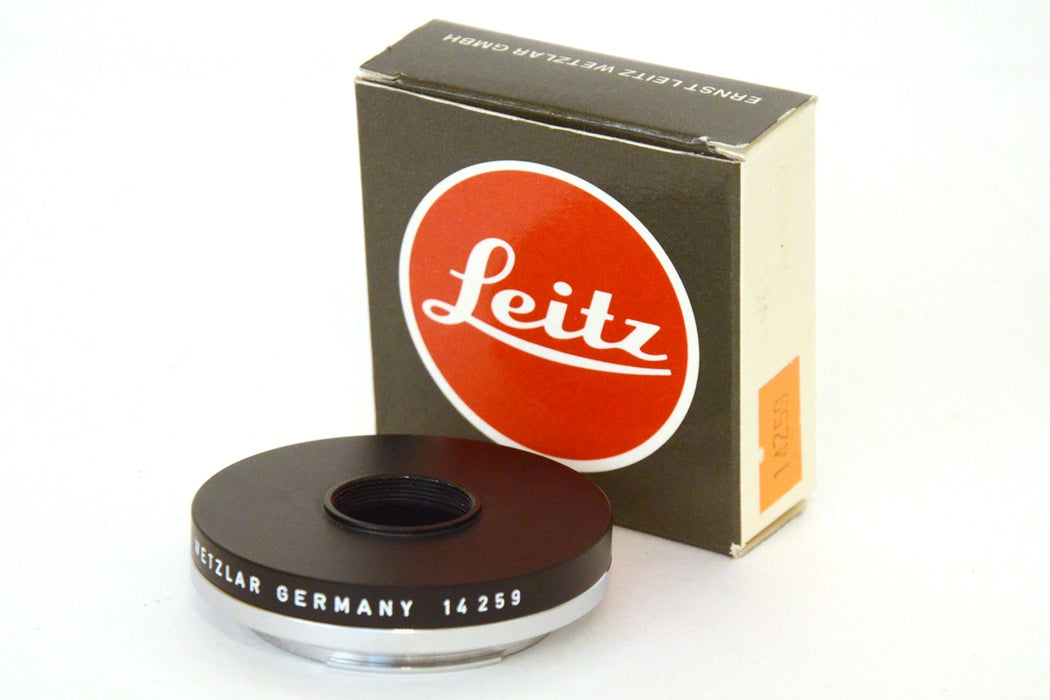 LEITZ Leica 14259 PHOTAR Adapter-R per Bellows. come nuovo Con Scatola