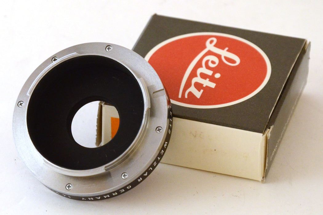 LEITZ Leica 14259 PHOTAR Adapter-R per Bellows. come nuovo Con Scatola