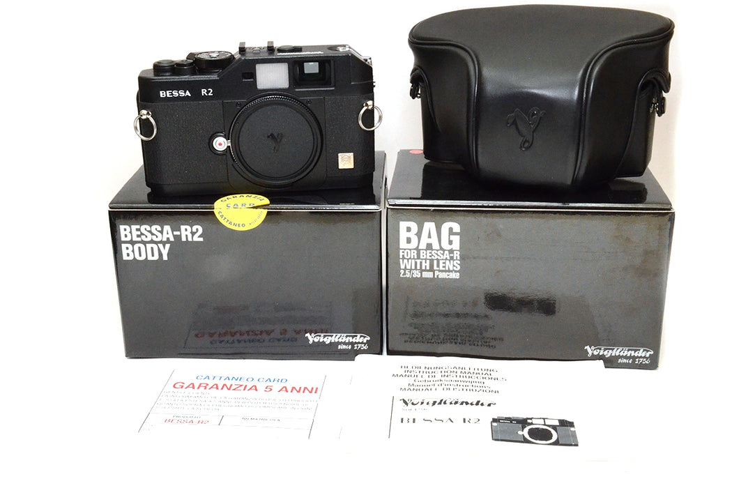 Fotocamera analogica Voigtlander Bessa R2 BELLISSIMA con custodia