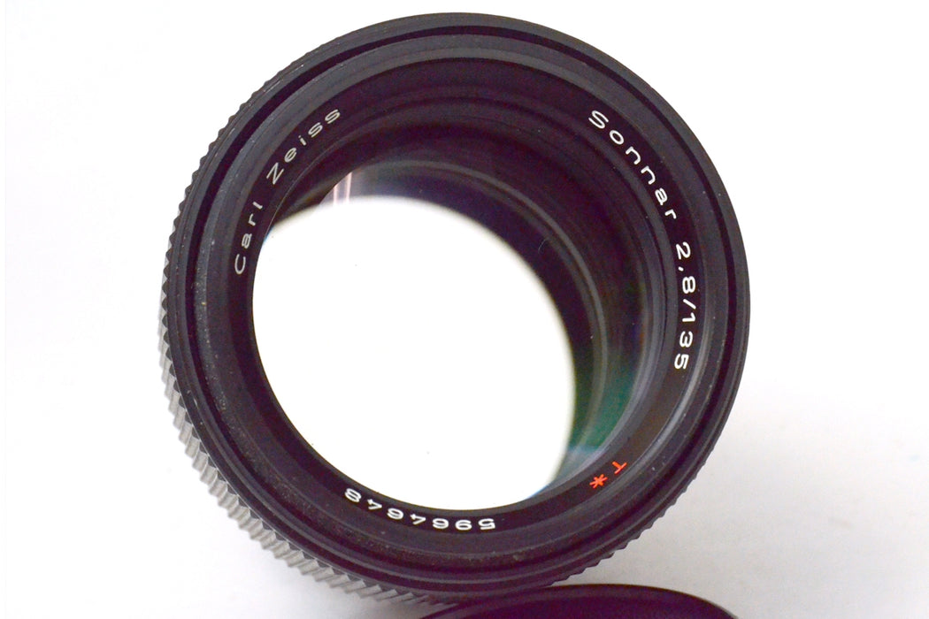 Carl Zeiss Sonnar 135mm F2.8 T* no MM per Contax Yashica con Tappi