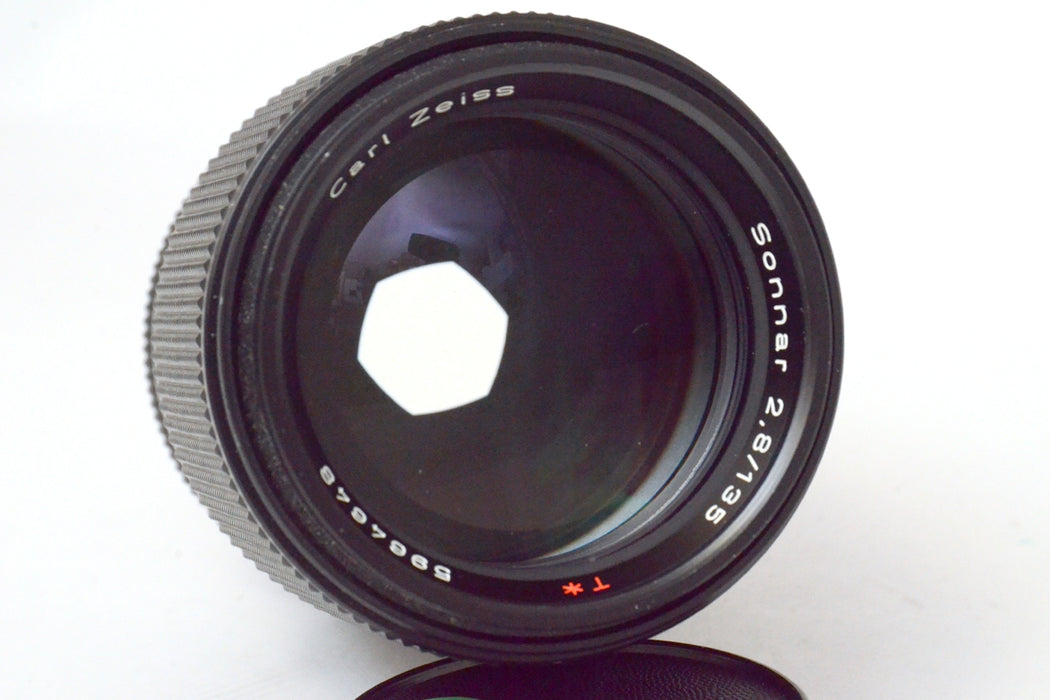 Carl Zeiss Sonnar 135mm F2.8 T* no MM per Contax Yashica con Tappi