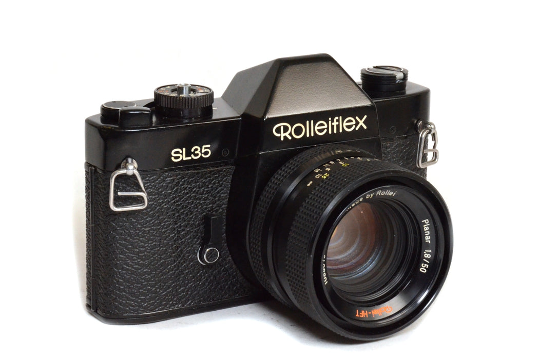 Fotocamera analogica Rolleiflex SL 35 con 50mm Planar f1.8