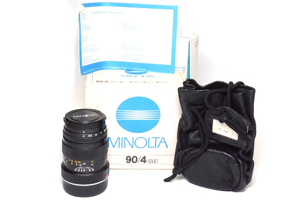 Kit analogico Minolta CLE con obiettivi ed accessori