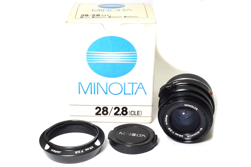 Kit analogico Minolta CLE con obiettivi ed accessori