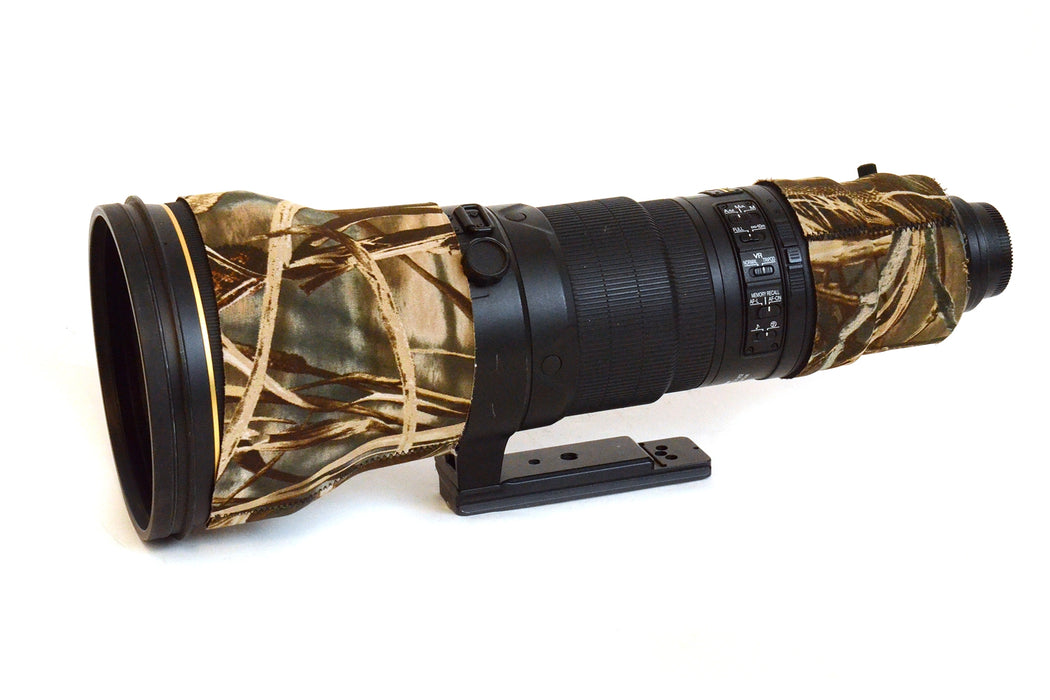 OBIETTIVO NIKON AF-S NIKKOR 600MM F4G ED VR + COPERTURA MIMETICA E STAFFE - BELLO
