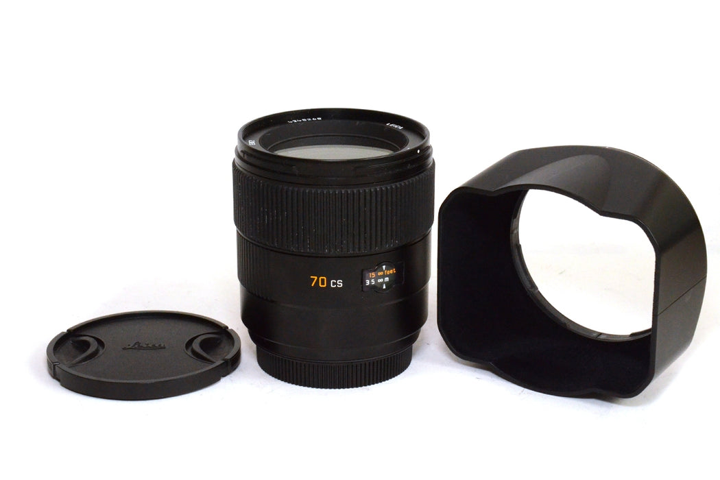 OBIETTIVO LEICA SUMMARIT-S 70MM F2.5 ASPH CS NERO 11051 BELLO COMPLETO