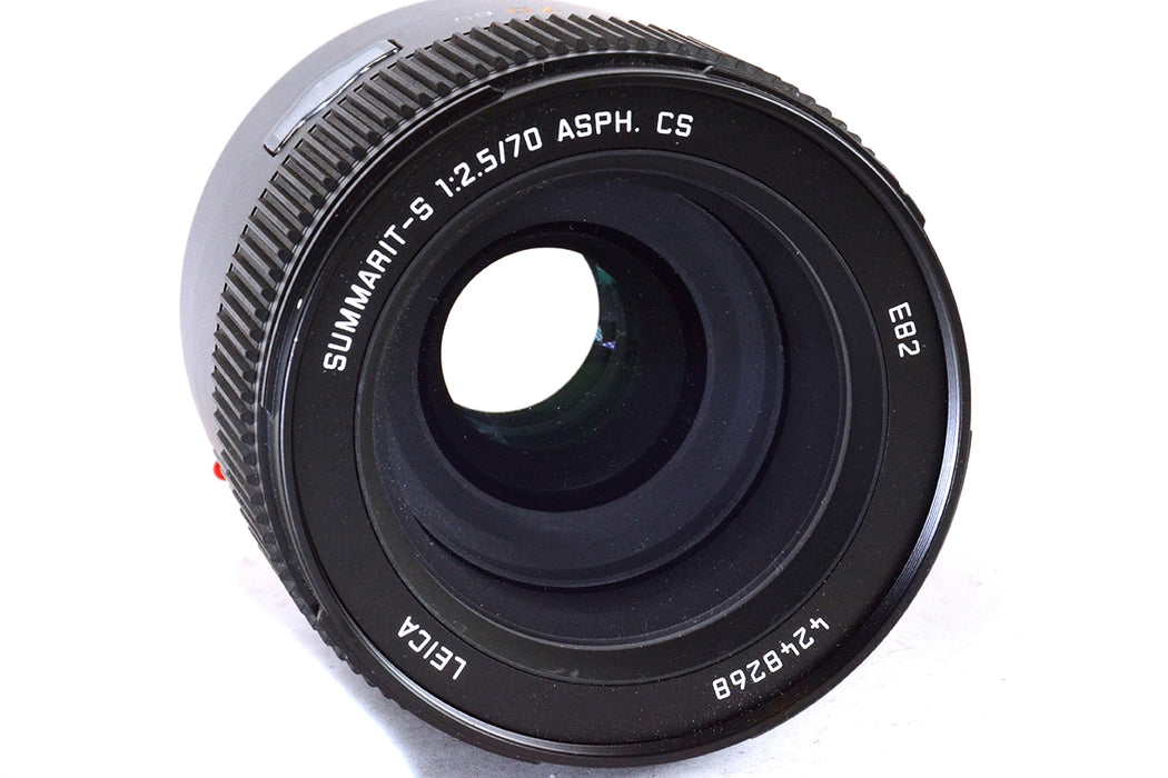OBIETTIVO LEICA SUMMARIT-S 70MM F2.5 ASPH CS NERO 11051 BELLO COMPLETO