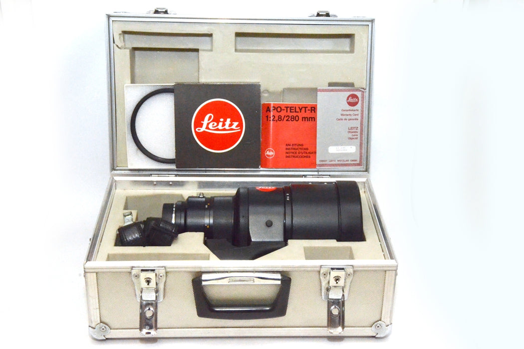 Leitz Leica Apo-Telyt-R 1:2.8 / 280 Kit con Valigia Flying Case Molto Bello