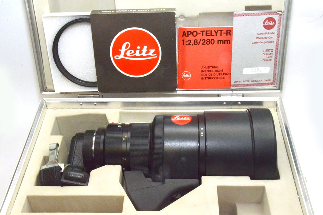 Leitz Leica Apo-Telyt-R 1:2.8 / 280 Kit con Valigia Flying Case Molto Bello