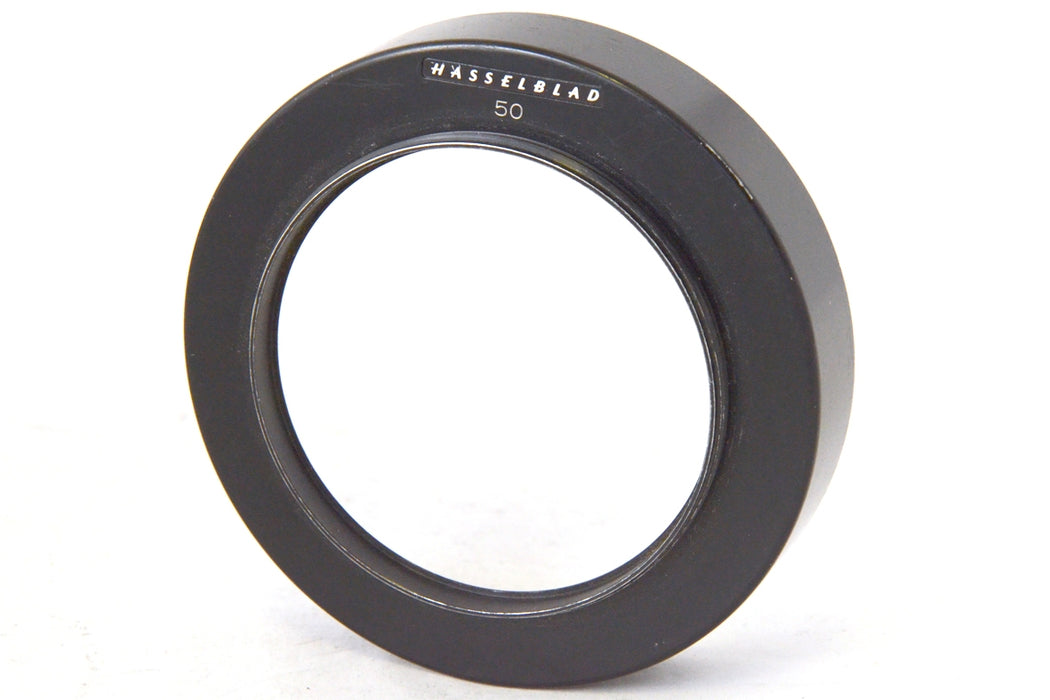 Hasselblad Paraluce a vite per 50mm Usato con Accettabili segni