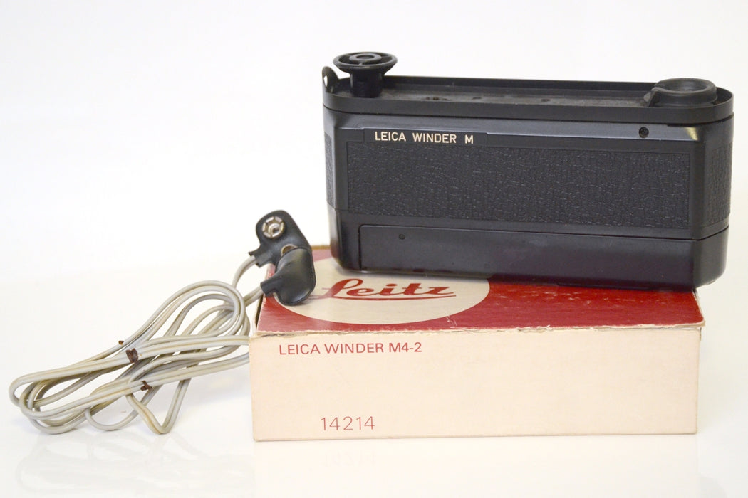 Leica Winder M Nero con Scatola Bello e Funzionante