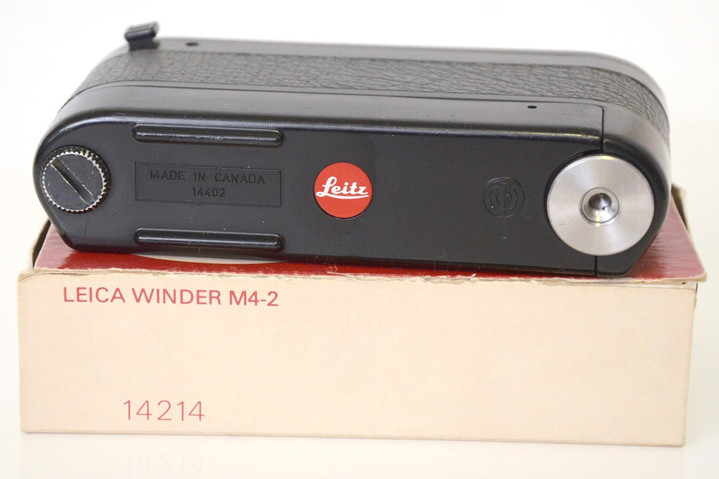 Leica Winder M Nero con Scatola Bello e Funzionante