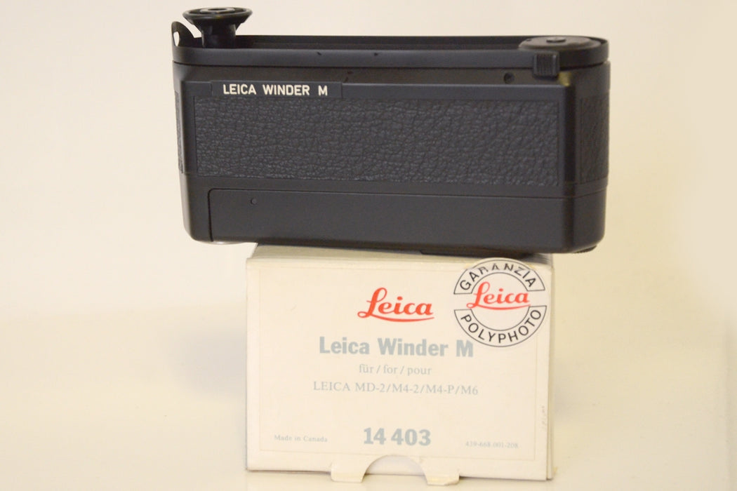 Leitz 14403 Leica Winder M Con Scatola MD-2 M4-2 M4-P M6 com nuovo