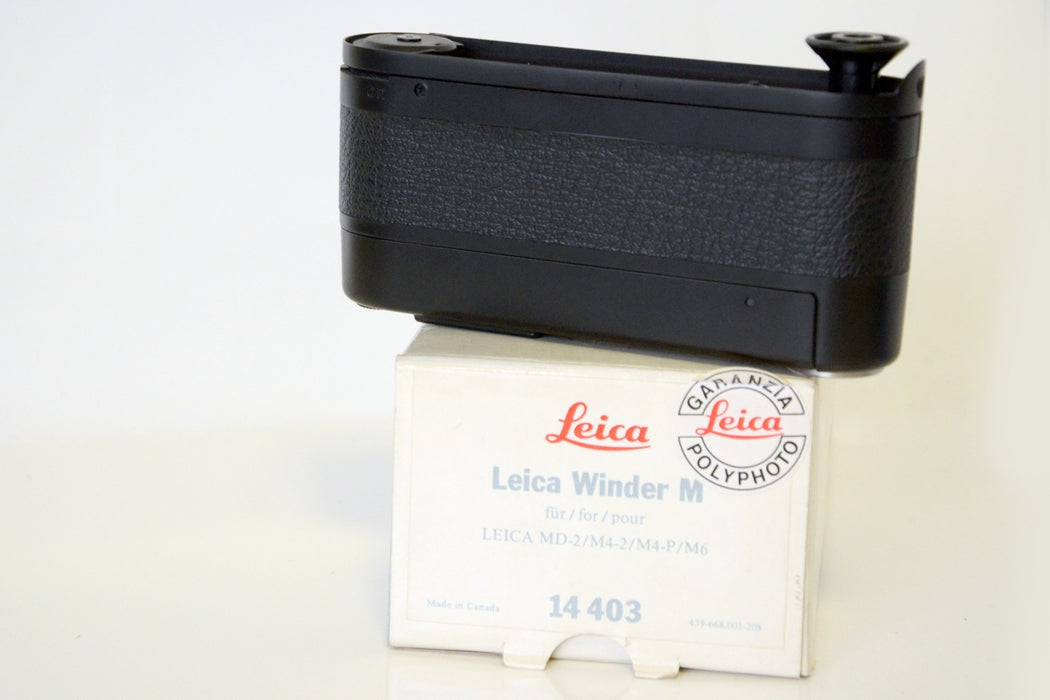 Leitz 14403 Leica Winder M Con Scatola MD-2 M4-2 M4-P M6 com nuovo