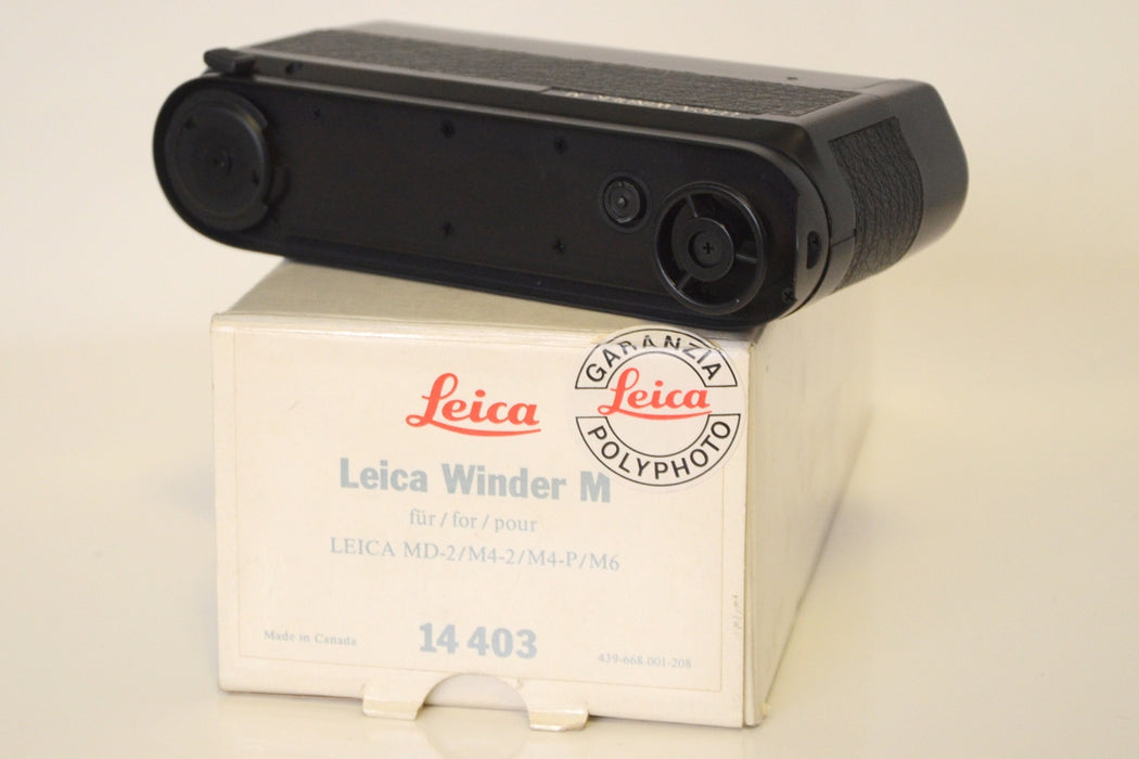 Leitz 14403 Leica Winder M Con Scatola MD-2 M4-2 M4-P M6 com nuovo