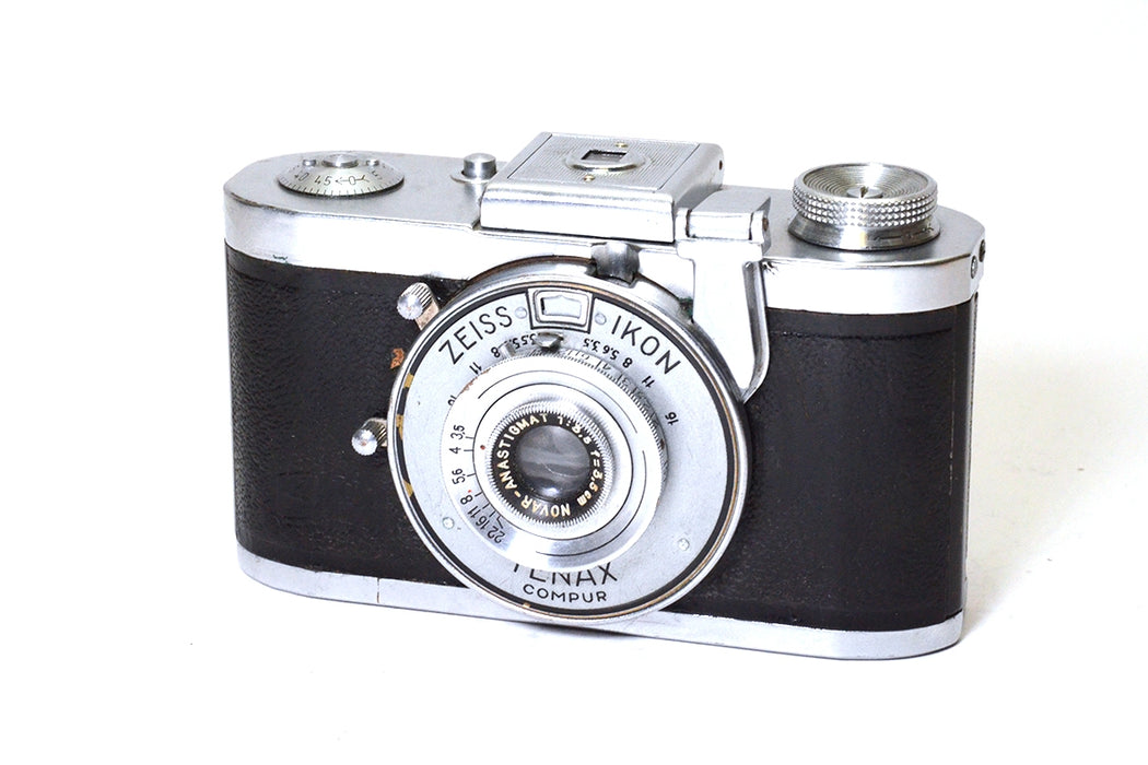 Fotocamera analogica Zeiss Ikon Tenax, da collezione, non funzionante -leggi-