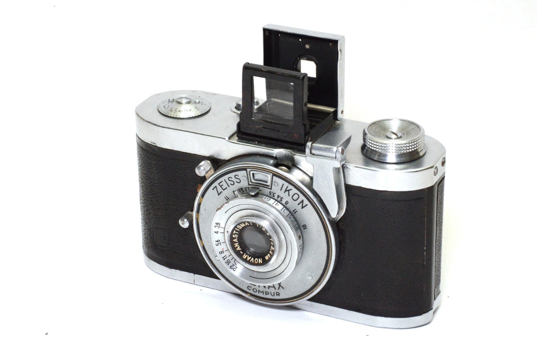 Fotocamera analogica Zeiss Ikon Tenax, da collezione, non funzionante -leggi-