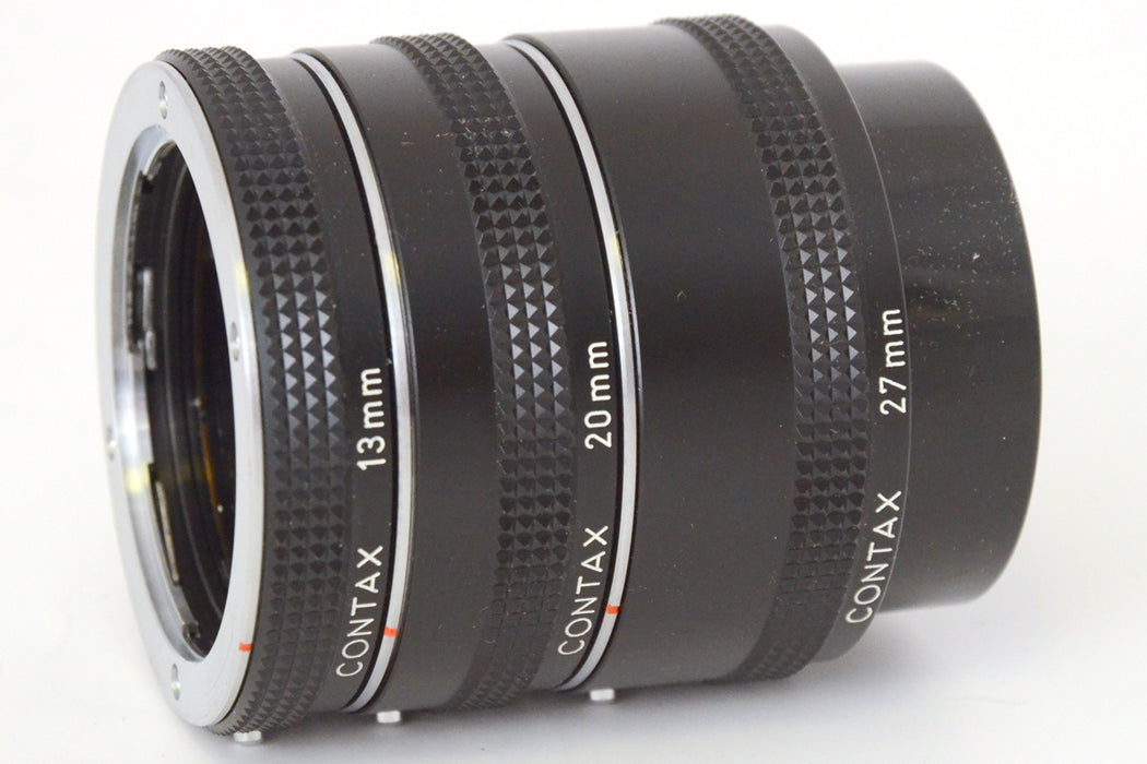 Contax Auto Extension Tube Set 3 Tubi 13mm, 20mm e 27mm Scatoloati