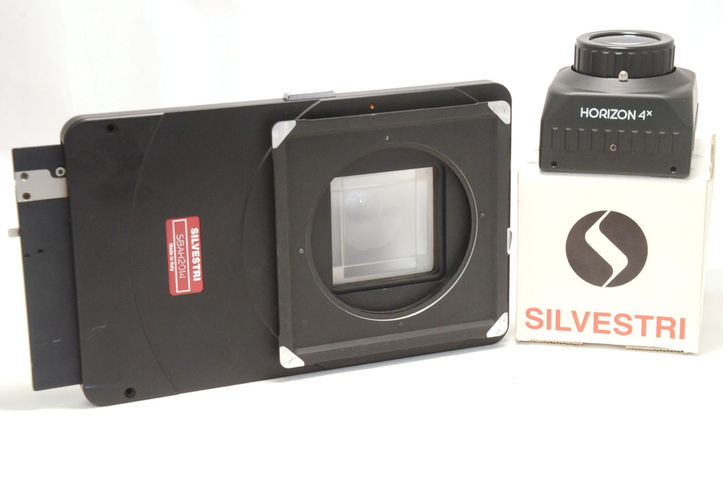 Silvestri Dorso escamotante per Linhof M679 Hasselblad H Mount completo di Vetro smerigliatio