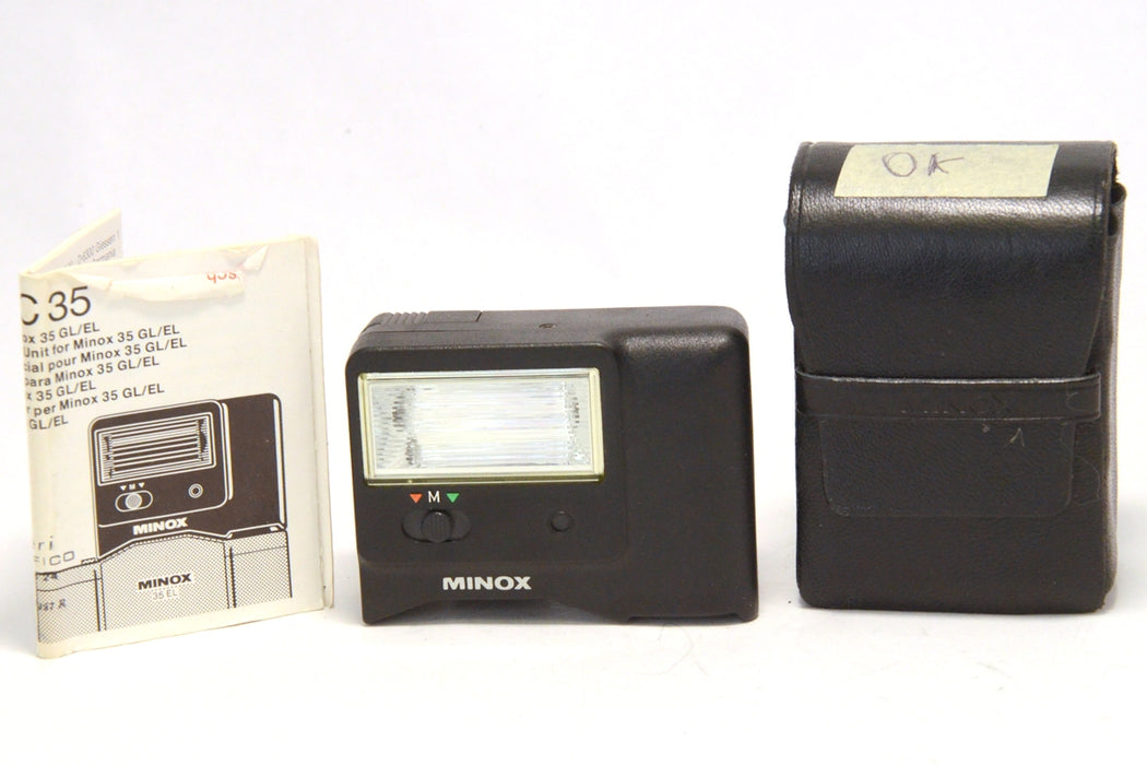 Minox Flash FC 35 con Custodia e Documenti Funziona Bene