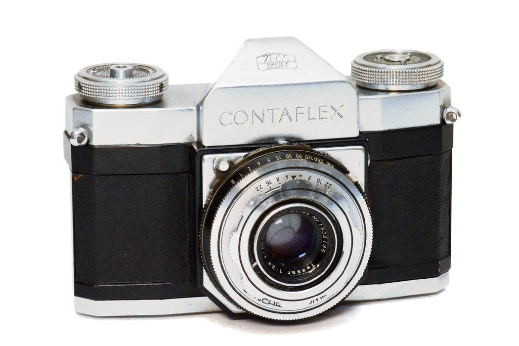 Fotocamera analogica Contaflex con ob.45mm f2.8 Tessar