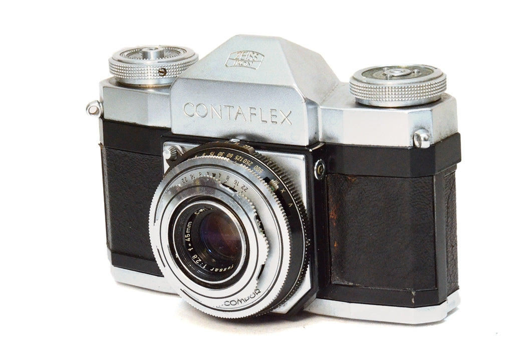 Fotocamera analogica Contaflex con ob.45mm f2.8 Tessar