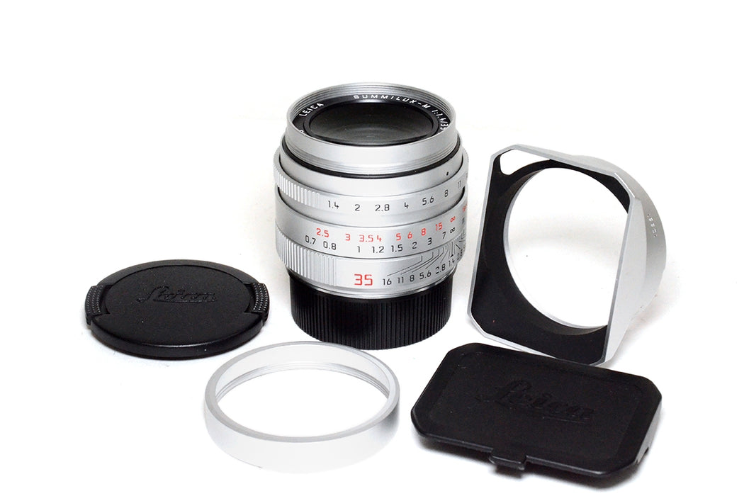 Obiettivo Manuale Leica Summilux-M 35mm f 1.4 ASPH FLE 6-BIT silver anodizzato 11675