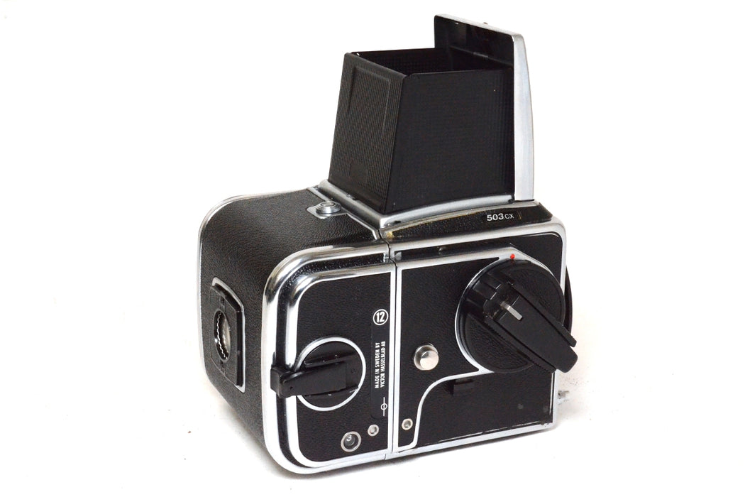 Fotocamera analogica Hasselblad 503CX silver con 12 pose
