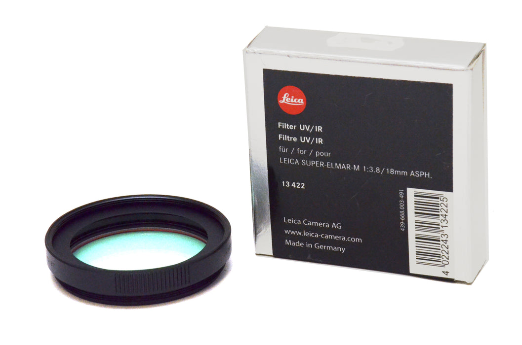 FILTRO LEICA UV/IR PER SUPER-ELMAR-M 18MM ASPH 13422