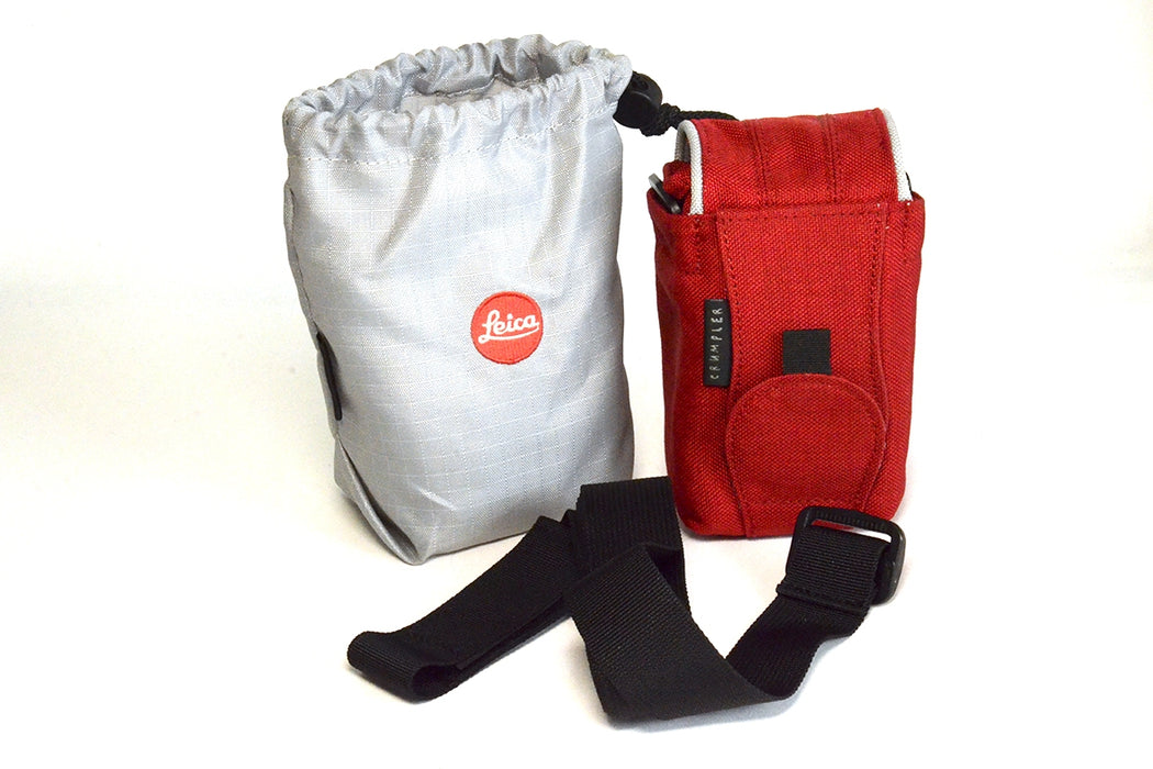 CUSTODIA LEICA CRUMPLER COLORE ROSSO PER COMPATTE