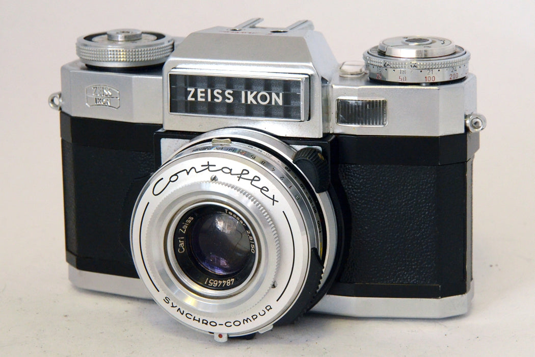 Zeiss Ikon Contaflex Matic con Tessar 2.8 / 50 con Borsa originale