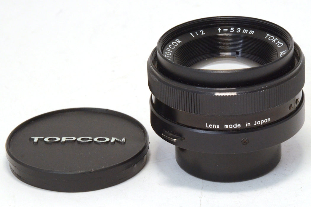 UV TOPCOR Tokyo Kagaku Topcon 1:2 / 53mm Obiettivo No Autofocus con Custodia