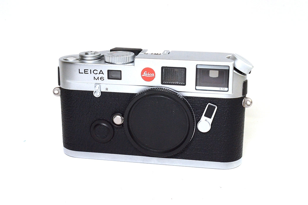 Fotocamera analogica Leica M6 TTL Silver Chrome 10434 Bellissima Completa