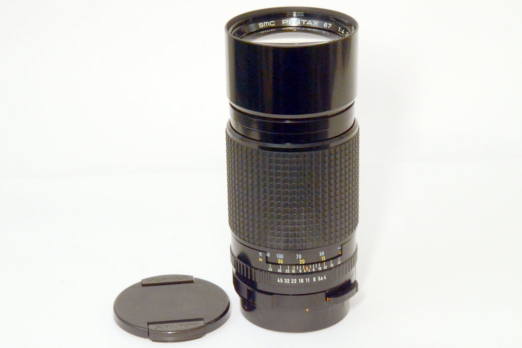 SMC Pentax 67 300mm F4 Obiettivo per Medio Formato 6x7 Con Tappi e Custodia