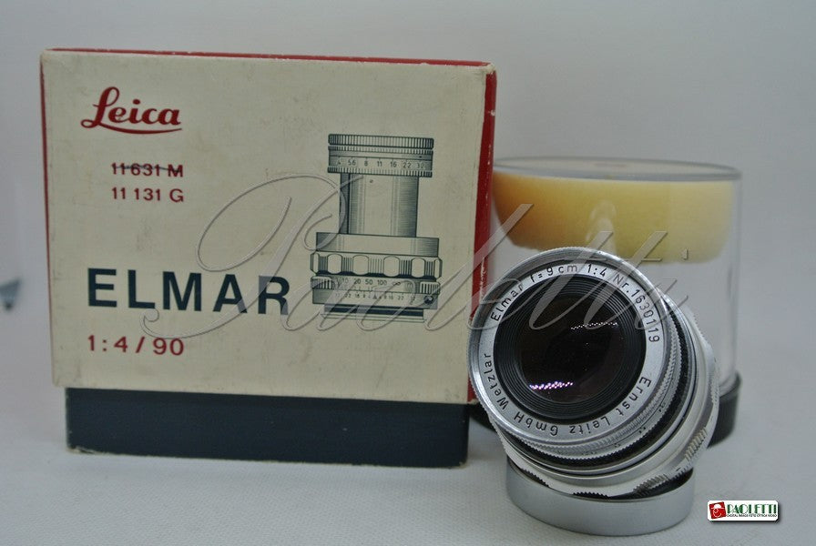 Leica Elmar-M 1:4 90 mm Mat. 182,.. 11131 G ( 1958 ) Grey Germany Usato