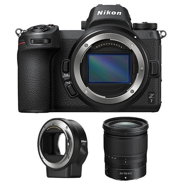 Nikon Z7 ( body) + NIKKOR Z 24-70 f/4 S + FTZ Mount Adapter